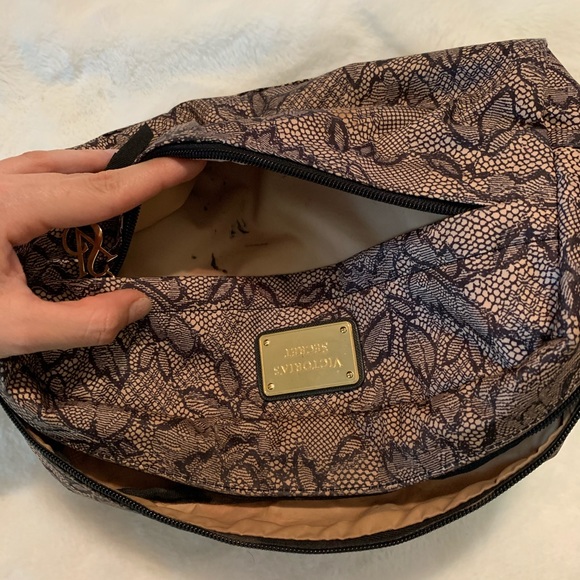 Lavender Black Victoria Secret Bag - Picture 4 of 5